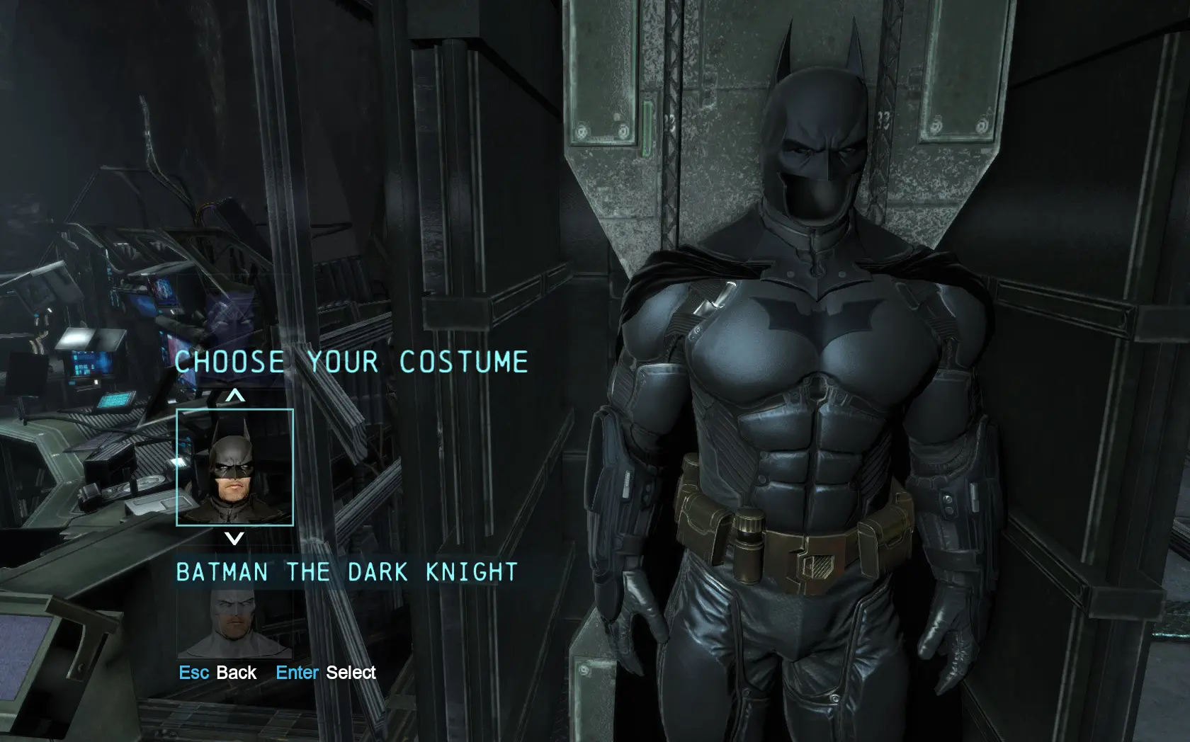 batman arkham origins dark knight skin