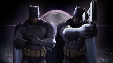 Batman Arkham City's TDKR suit