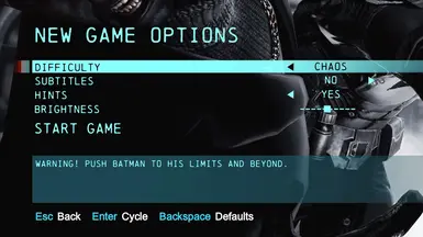 Chaos difficulty