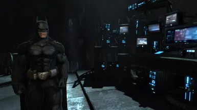 The Dark Knight in the Batcave 01