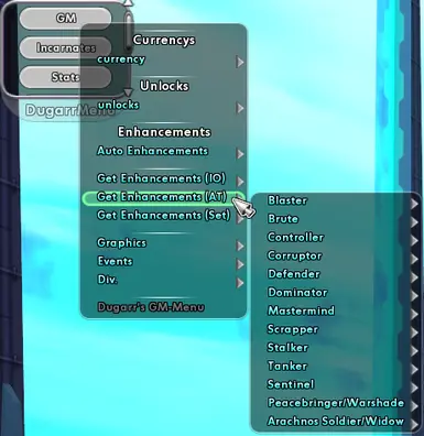 CoX GM Menu for SEi1 at City of Heroes Nexus - Mods and community