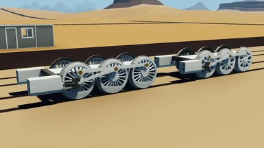7x7 Steam Train Wheels