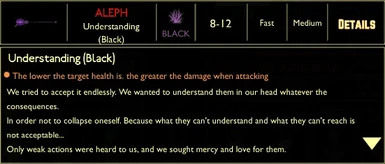 Understanding Black (Weapons)
