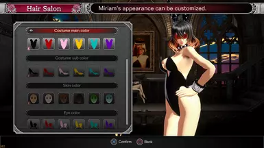 hair salon menu
