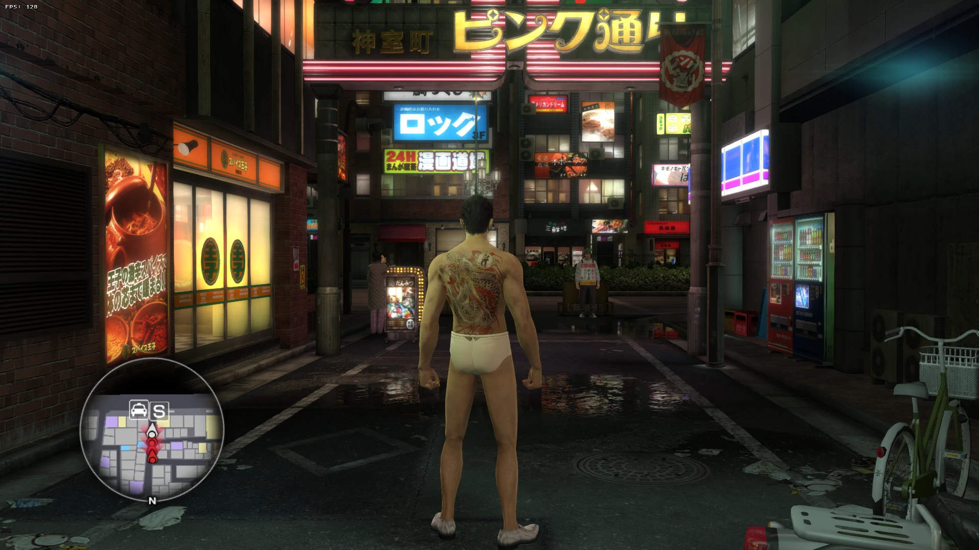 Kiryu In An Underwear At Yakuza Kiwami Nexus Mods And Community