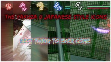 The Yakuza 0 Japanese Style Icons