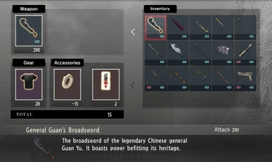 Infinite Durability and Bullets for Equippable Weapons
