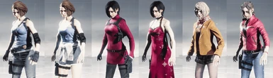 ACS Resident Evil Female Character Costume Pack