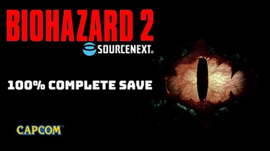 Biohazard 2 100 Complete Save for PC