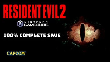 Resident Evil 2 100 Complete Save for GameCube