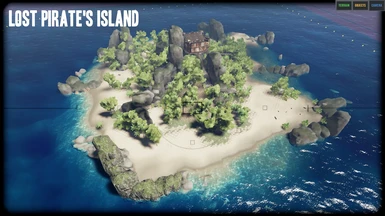 Lost pirate's island