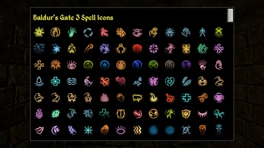 Baldur's Gate 3 Spell Icons