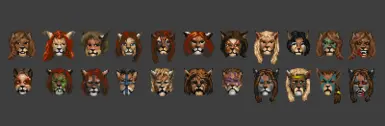 Faces for brown bodies