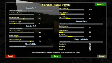 Location based effects