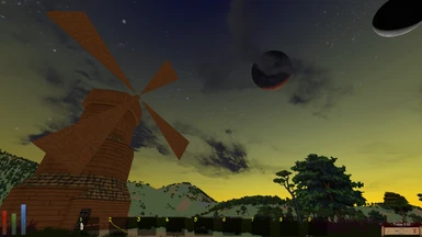 Windmill at dawn