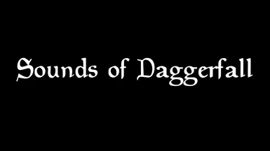 Sounds of Daggerfall