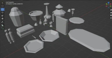 3D Low Poly Clutter (Models Only) Modders Resource