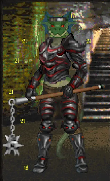 WIP Argonian sample for Paperdoll Enhanced