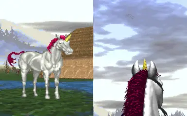 Unicorn texture for horse