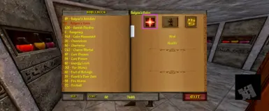Showing HEAL HEALTH spell icon