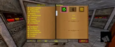 Showing CURE POISON spell icon