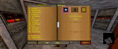 Showing RESIST SHOCK spell icon