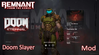 DOOM Eternal - Doom Slayer (Replaces Scrapper Armor)