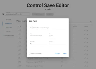 controller editor not saving