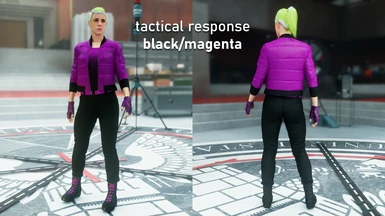 Tactical Response - Black & Magenta