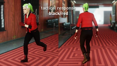 Tactical Response - Black & Red