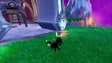 Spyro Tron Green Effect SKin