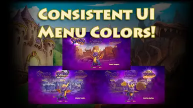 Consistent Menu UI Colors