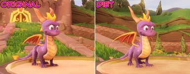 Comparison (with Classic Spyro skin)