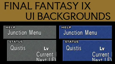 FF9 UI Backgrounds