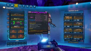 Level 72 modded weapons PC only
