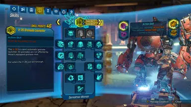 moze skill blue