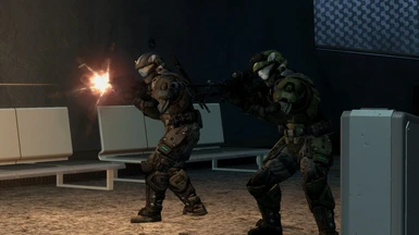 Noble Team as ODST will have their armor colors stay the same, as you can see with Jun here