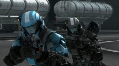 Try the mod that replaces Noble Team with ODST members!