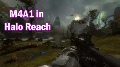M4A1 in Halo Reach (Campaign map included)
