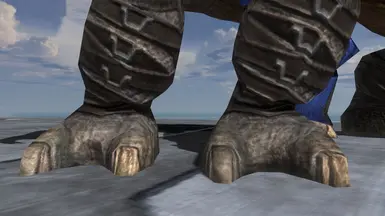 New bump + detail mask improve foot and leather straps