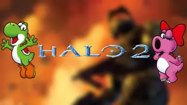 Yoshi and Birdo in Halo 2