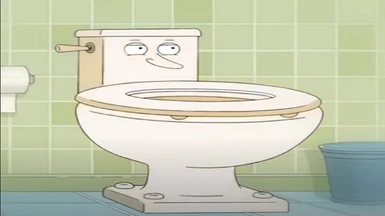 Quagmire Toilet Splash Screen