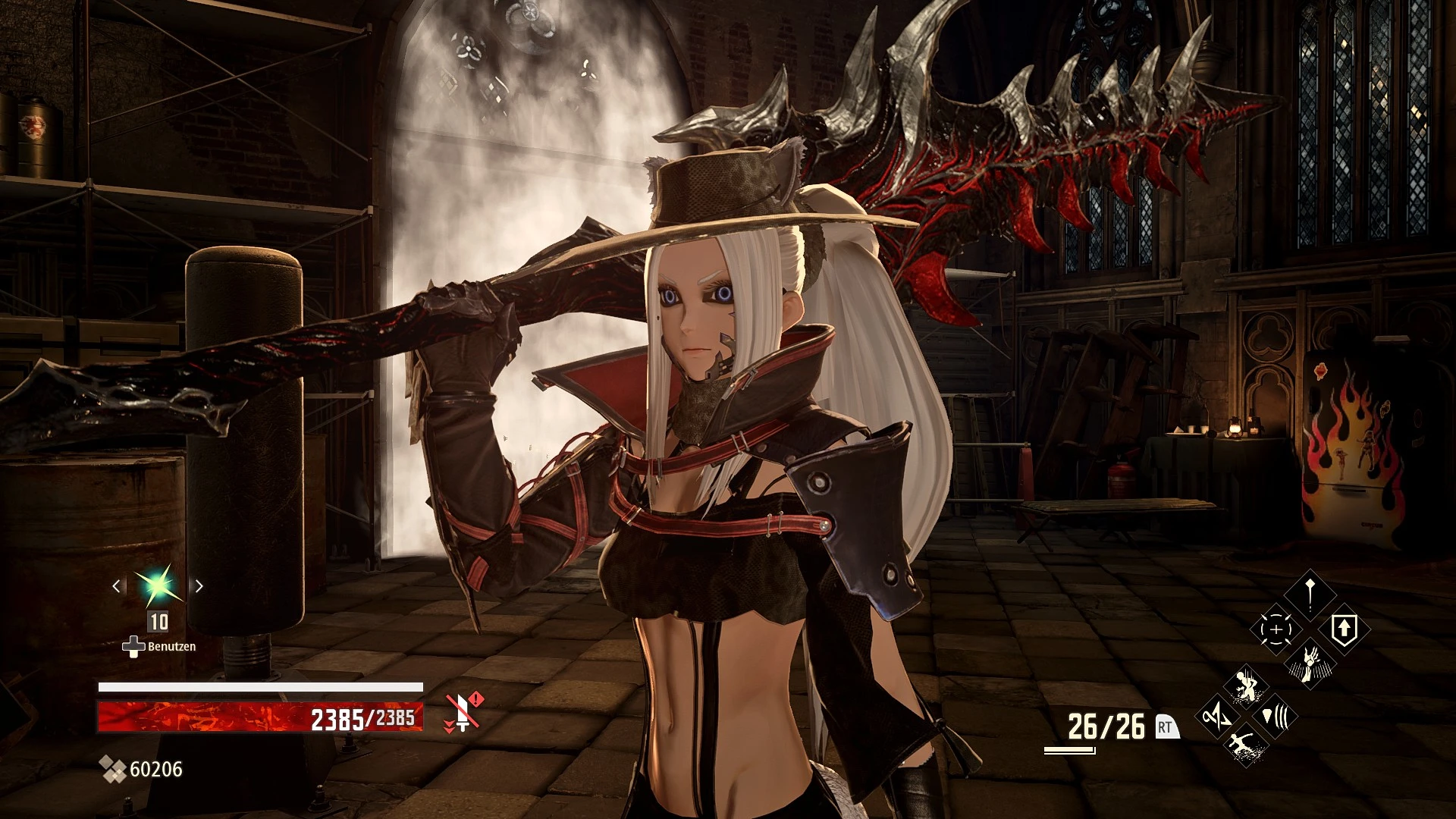 Queen's Knight Sword for Argent Wolf King's Blade at Code Vein