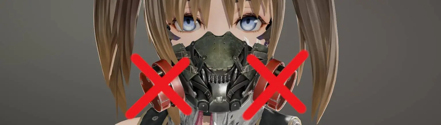 A Nukification Mod to Make Veils Masks Maskframes etc Invisible at Code Vein  Nexus - Mods and community