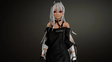 Code Vein Mod Showcase - Adorable Io's alternative Costume + Cruz's Hair  for the Player! 