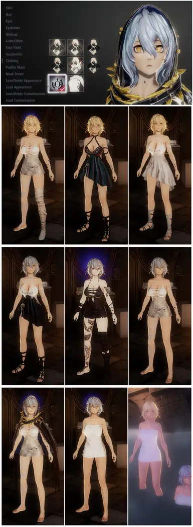 Playable Io S Characters And Veils Collection At Code Vein Nexus Mods And Community