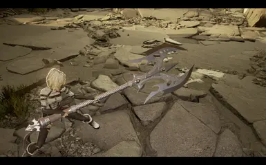 Military Axe to Argent Wolf PoleAxe