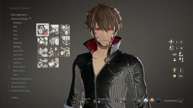 Invisible Mask 1 For Male And Female At Code Vein Nexus Mods And