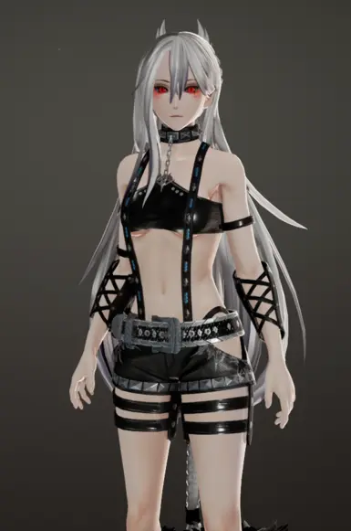 Code Vein Mod Showcase - Adorable Io's alternative Costume + Cruz's Hair  for the Player! 