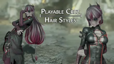 Code Vein Mod Showcase - Adorable Io's alternative Costume + Cruz's Hair  for the Player! 